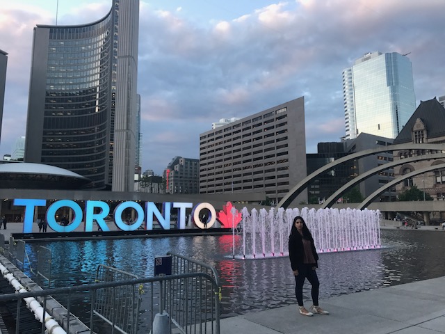 Eu fiz intercâmbio em Toronto